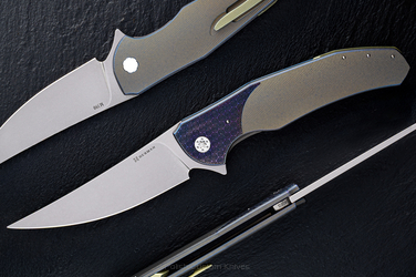 FOLDING KNIFE FOLDER ISHTAR #0813 M390 HERMAN KNIVES