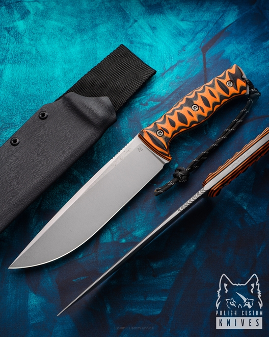 SURVIVAL TACTICAL KNIFE KRYPTON 170 8 G10 TOXIC VANADIS 4E AK
