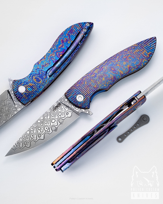 FOLDING KNIFE STING 3 DAMACORE TIMASCUS HERMAN