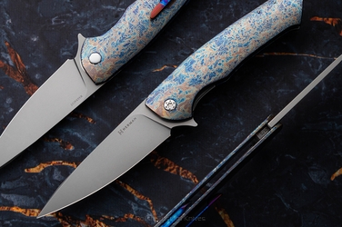 FOLDING KNIFE FOLDER SLIM #0570 MAGNACUT ENTROPY HERMAN KNIVES