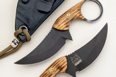 NECK KNIFE, EDC SULTAN+ ASH WOOD 8