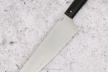 KITCHEN KNIFE CHEF 240 10 M390 BLACK HORNBEAM PABIŚ KNIVES