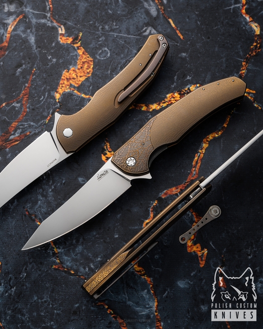 FOLDING KNIFE FOLDER ISHTAR 369 MAGNACUT HERMAN KNIVES