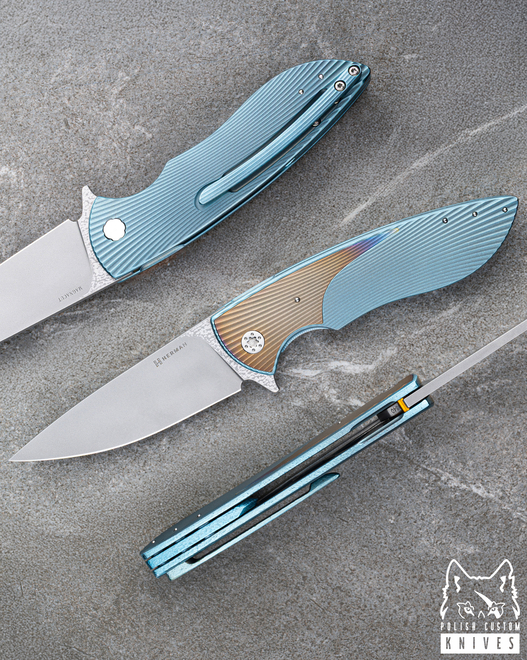 FOLDING KNIFE FOLDER STING #0840 MAGNACUT HERMAN KNIVES