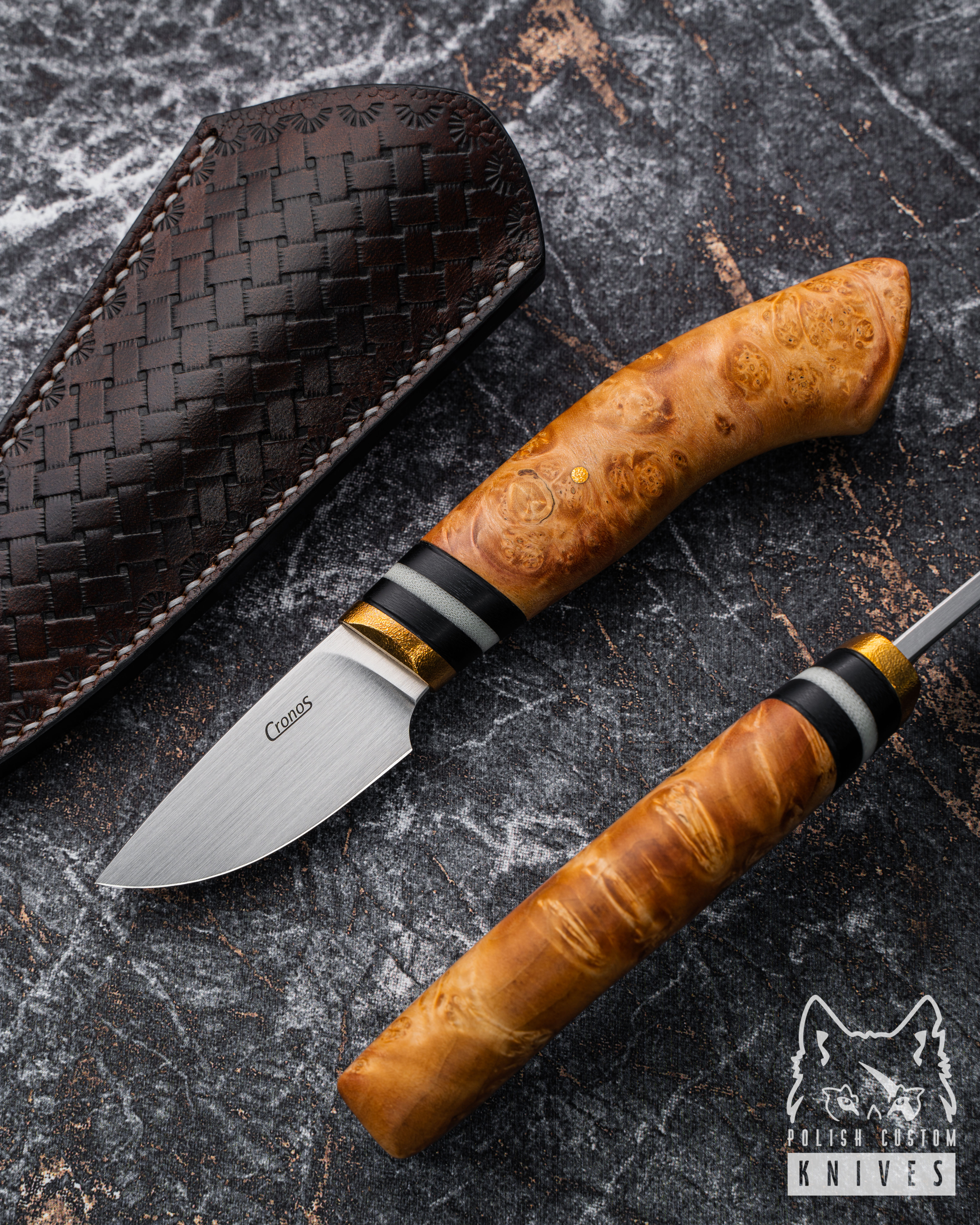 Custom Order Hunting Knives: 180mm Hunting Knife