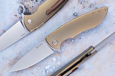 FOLDING KNIFE FOLDER STING 683 RWL34 HERMAN KNIVES