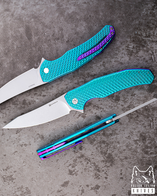 FOLDING KNIFE FOLDER ISHTAR #0832 MAGNACUT HERMAN KNIVES