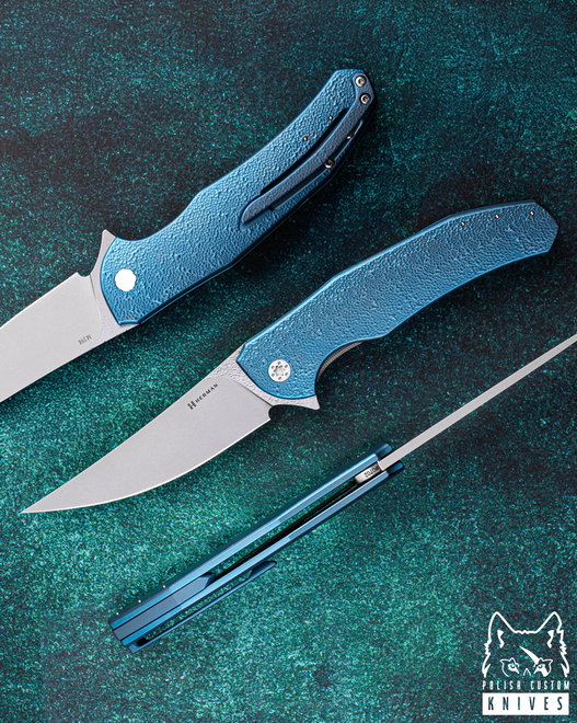 FOLDING KNIFE FOLDER ISHTAR #0702 M398 HERMAN KNIVES