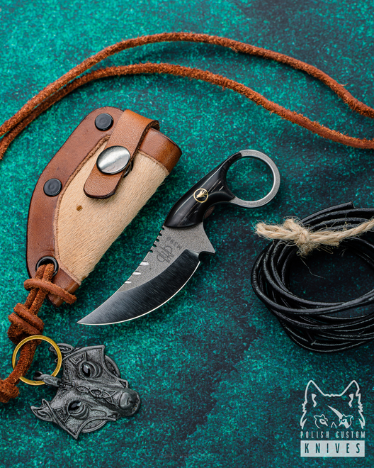 NECK KNIFE SULTAN WOLF DE LUX 5 M390 PRUCIAK