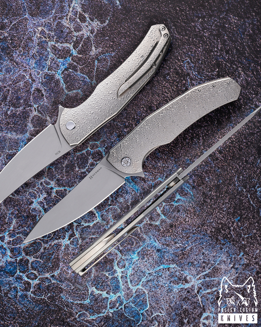 FOLDING KNIFE FOLDER ISHTAR 586 M398 HERMAN KNIVES