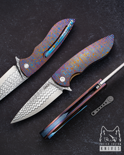 FOLDING KNIFE STING 6 DAMACORE TIMASCUS HERMAN