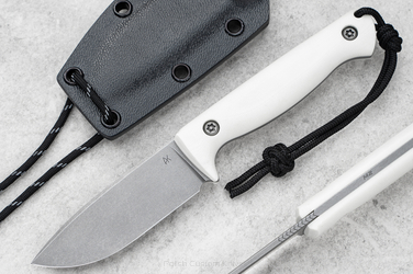 NECK EDC KNIFE MINI ODC 8 M2 HSS G10 WHITE AK