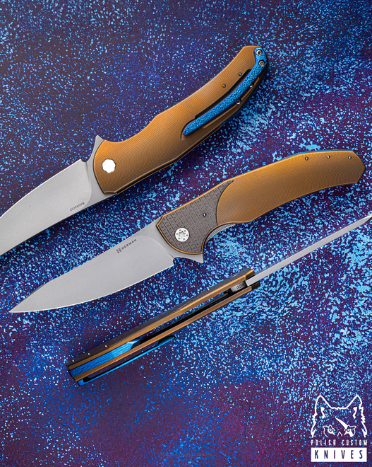 FOLDING KNIFE FOLDER ISHTAR #0781 MAGNACUT HERMAN KNIVES