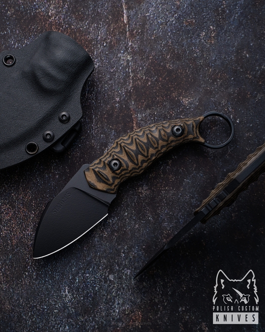 EDC SURVIVAL TACTICAL KNIFE COBRA 1 K720 O2 MICARTA SIMON'S