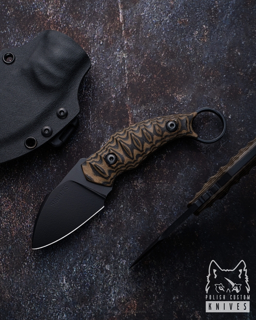 EDC SURVIVAL TACTICAL KNIFE COBRA 1 K720 O2 MICARTA SIMON'S