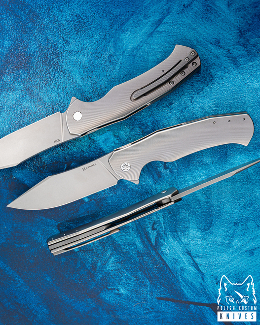 FOLDING KNIFE FOLDER MANTIS #0472 M398 HERMAN KNIVES