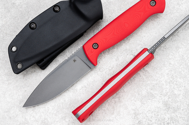 SURVIVAL KNIFE AGOR EDC 100 O2 G10 RED 2 AK