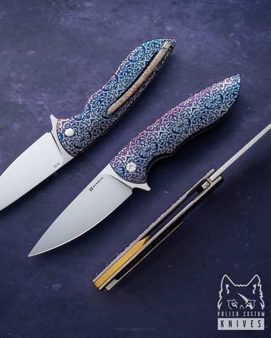 FOLDING KNIFE FOLDER STING #0700 M398 HERMAN KNIVES