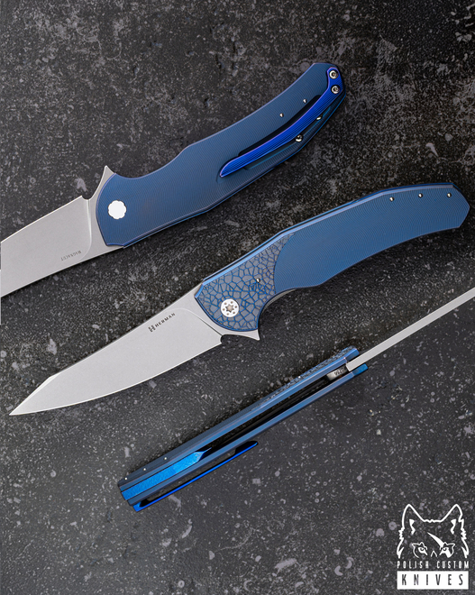 FOLDING KNIFE FOLDER ISHTAR #0756 MAGNACUT HERMAN KNIVES