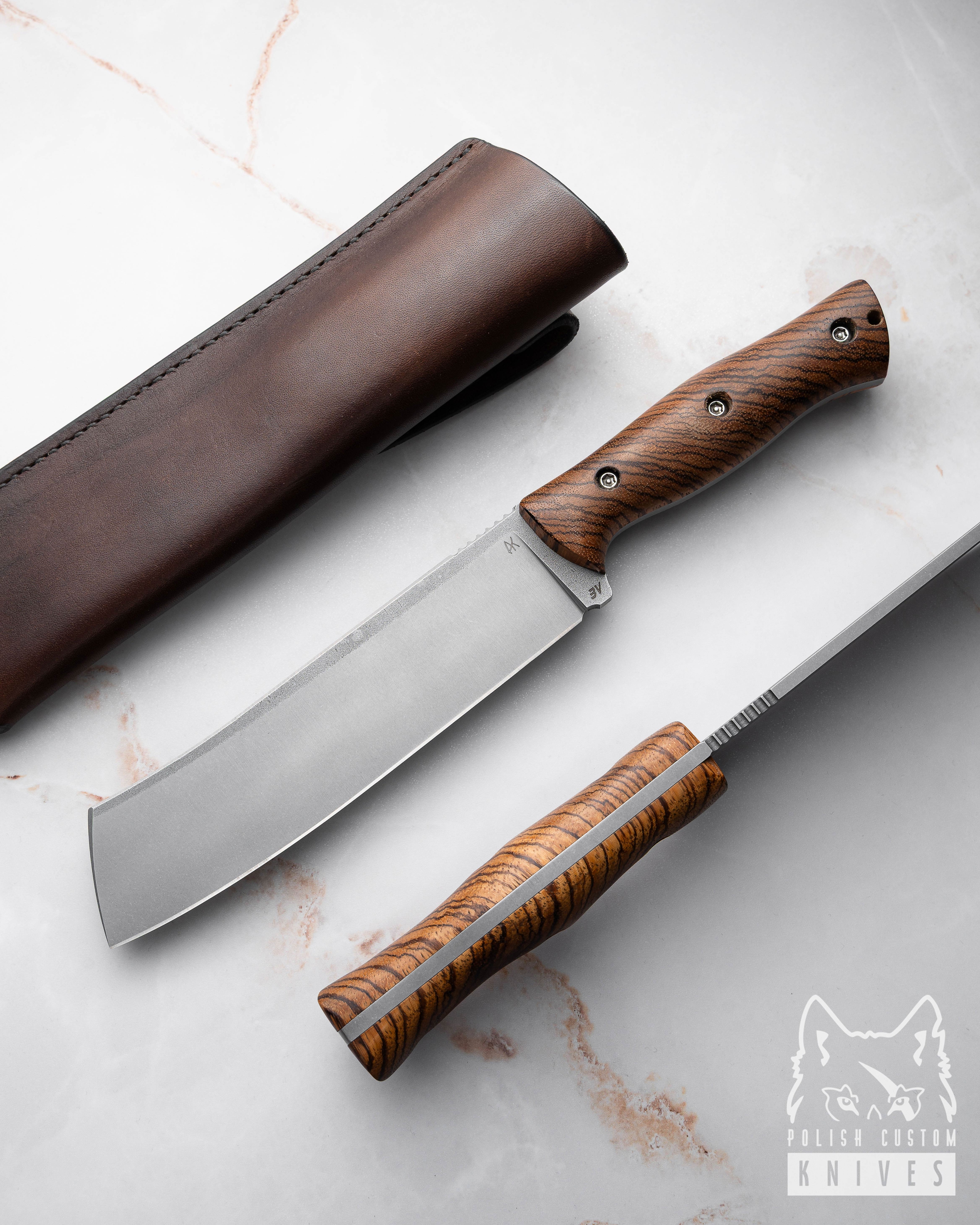 Buy TACTICAL SURVIVAL KNIFE LIGHT CHOPPER 1 CPM 3V MICARTA AK KNIVES