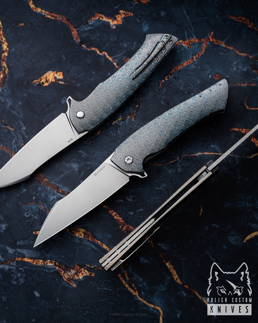 FOLDING KNIFE FOLDER OVIUM GENERATION 2 #0144 M398 HERMAN KNIVES