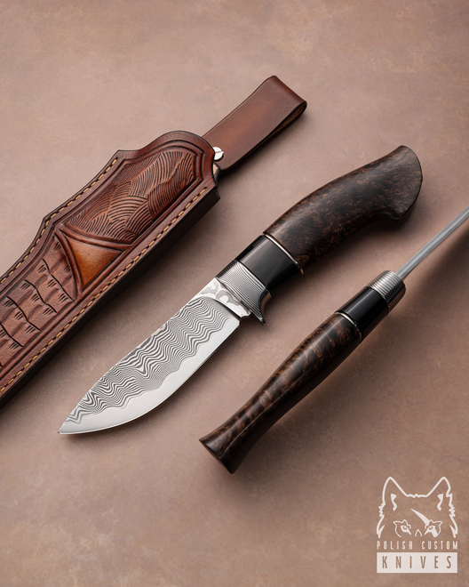 HUNTING KNIFE HUNTER GRIMAKO 13 GREG FORGE