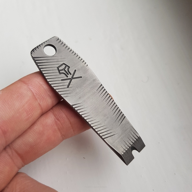 Multitool Pirate Coffin box cutter Titanium 353 Woro Knives