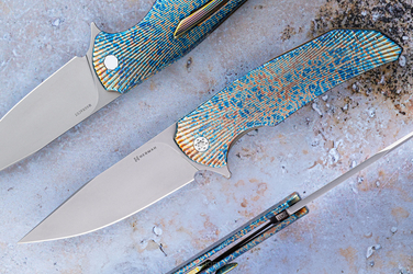 FOLDING KNIFE FOLDER DRAGONFLY #0451 MAGNACUT ENTROPY HERMAN KNIVES