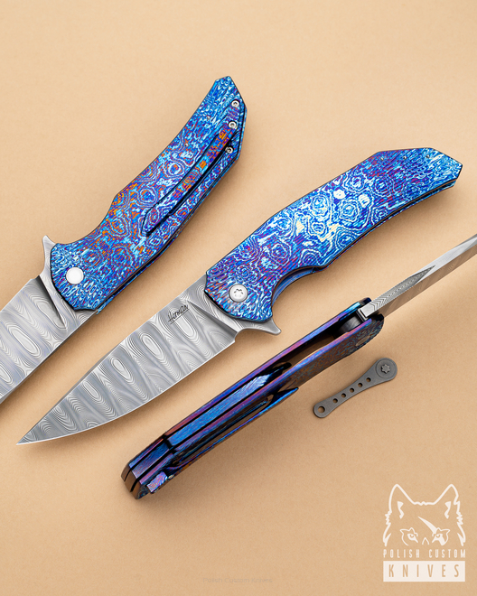 FOLDING KNIFE DRAGONFLY 2 TIMASCUS ZLADINOX HERMAN