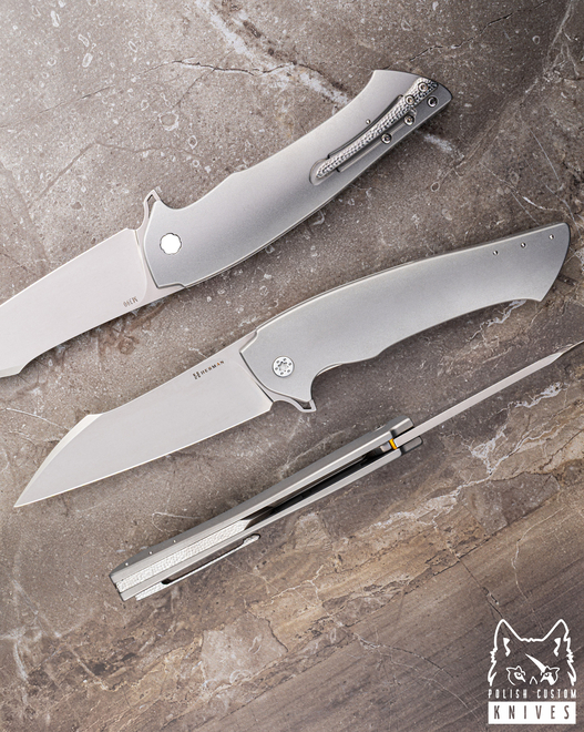 FOLDING KNIFE FOLDER OVIUM GENERATION 2 #0090 M390 HERMAN KNIVES