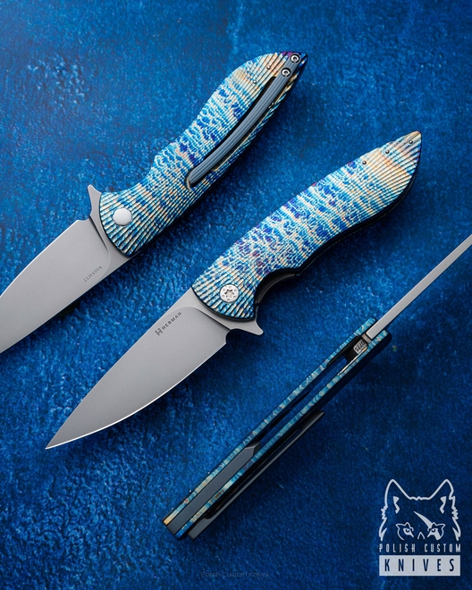 FOLDING KNIFE FOLDER STING #0775 MAGNACUT ENTROPY HERMAN KNIVES