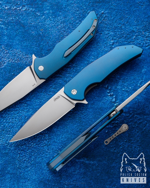 FOLDING KNIFE FOLDER DRAGONFLY 229 M398 HERMAN KNIVES