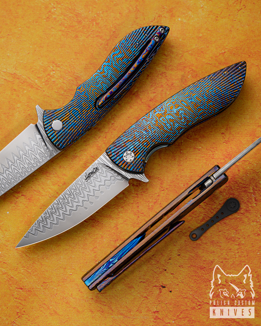 FOLDING KNIFE STING 8 DAMACORE TIMASCUS HERMAN