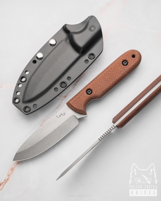 HUNTING EDC KNIFE IMP N690 MICARTA LKW