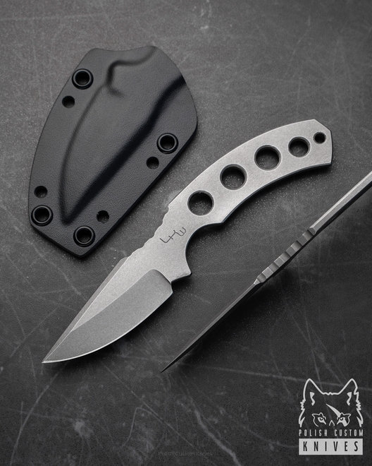 NECK EDC KNIFE SKELETON N690 LKW