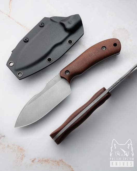 HUNTING KNIFE EDC WARSAW DODGER 13 VANADIS 4E G10 AK KNIVES