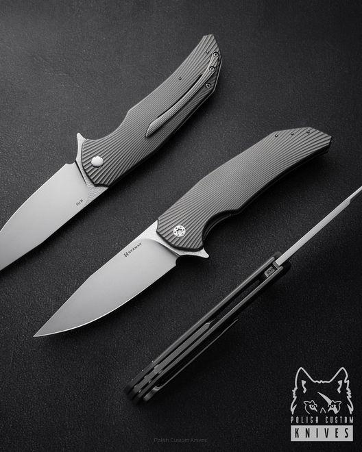 FOLDING KNIFE FOLDER DRAGONFLY #0426 M390 HERMAN KNIVES