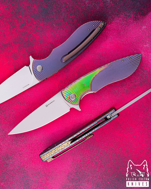 FOLDING KNIFE FOLDER STING #0746 MAGNACUT HERMAN KNIVES