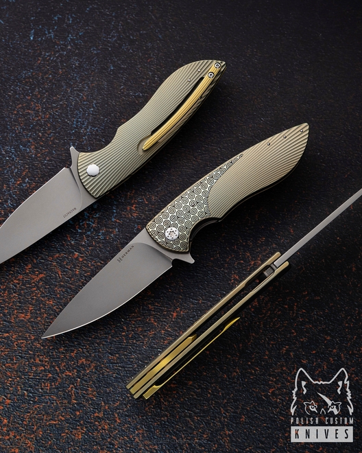 FOLDING KNIFE FOLDER STING #0857 MAGNACUT HERMAN KNIVES