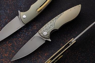 FOLDING KNIFE FOLDER STING #0857 MAGNACUT HERMAN KNIVES