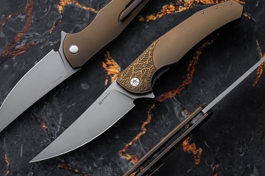 FOLDING KNIFE FOLDER ISHTAR #0730 MAGNACUT HERMAN KNIVES