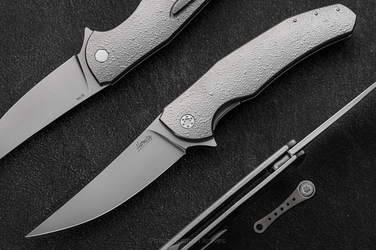 FOLDING KNFIE FOLDER ISHTAR 393 M398 HERMAN KNIVES