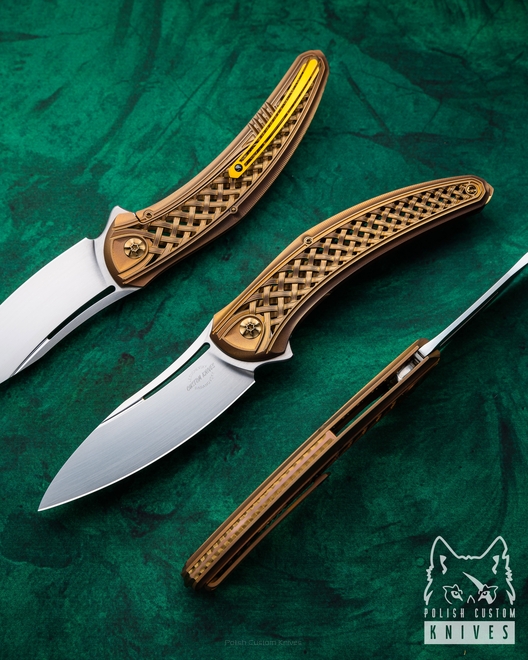 FOLDING KNIFE FOLDER SLIM #9 OF 100 RWL34 LESBAR KNIVES