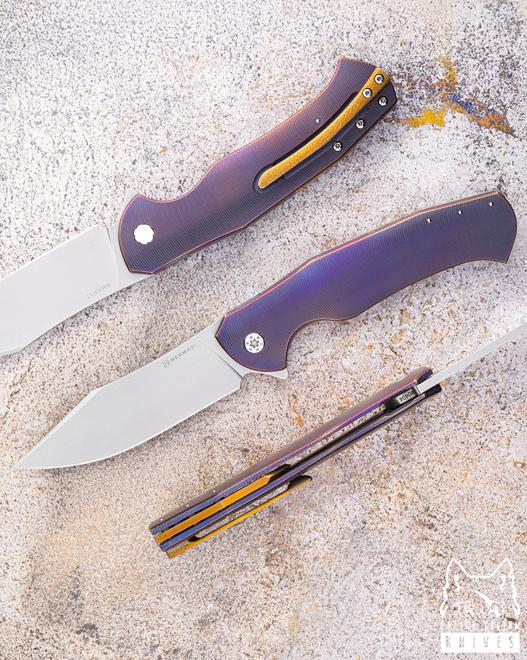 FOLDING KNIFE FOLDER MANTIS #0404 MAGNACUT HERMAN KNIVES