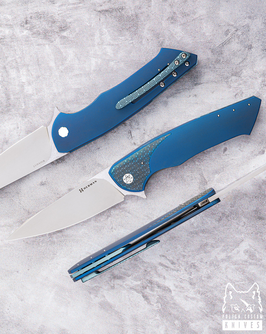 FOLDING KNIFE FOLDER SLIM #0607 MAGNACUT HERMAN KNIVES