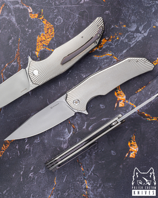 FOLDING KNIFE FOLDER DRAGONFLY #0441 MAGNACUT HERMAN KNIVES