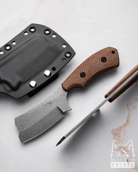 EDC KNIFE SMILING MONSTER MICARTA LKW