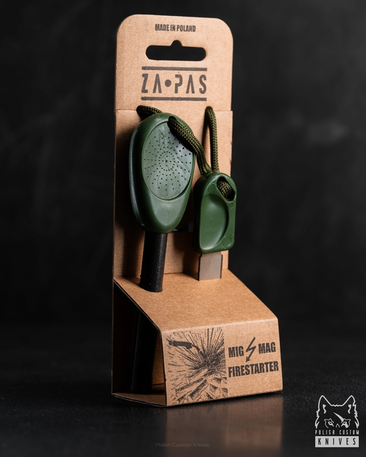 MIG-MAG FIRE STARTER OLIVE 3 ZA-PAS KNIVES