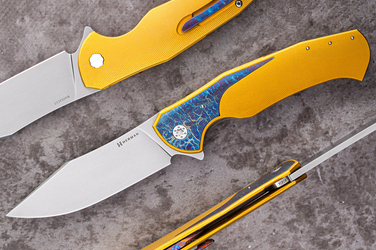 FOLDING KNIFE FOLDER MANTIS #0414 MAGNACUT OERLIKON HERMAN KNIVES