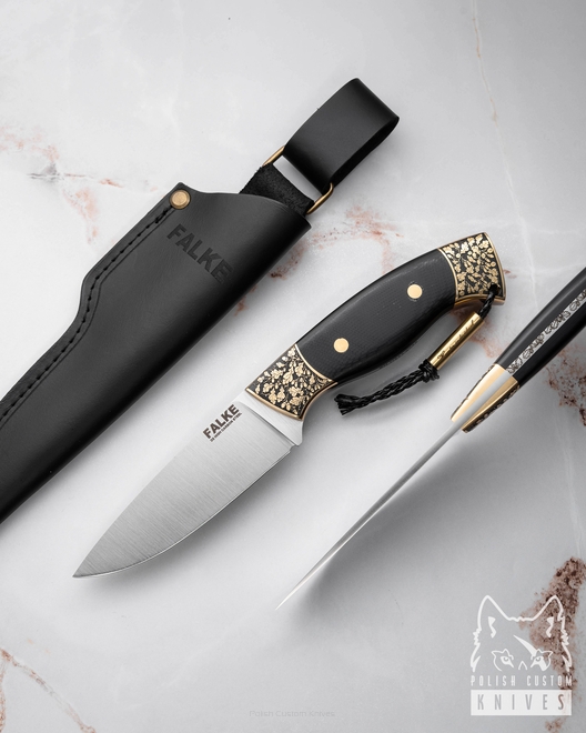 HUNTING KNIFE HUNTER INDIVIDUAL H333 D2 G10 FALKE KNIVES